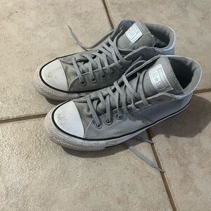 Gray High-Top Sneakers